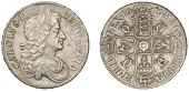 Charles II (1660-1685), Crown, 1676, third bust, edge vicesimo octavo (ESC 397; S 3358). Good fine, light marks	...