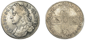 James II (1685-1688), Halfcrown, 1686/5, second 6 over 5 in date, edge secvndo (ESC 750; S 3408). Sometime cleaned,...