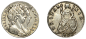 William and Mary (1688-1694), Proof Farthing, 1694, in silver, edge plain, 5.02g/6h (Cooke 625; BMC 627). Good very...