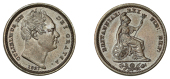 William IV (1830-1837), Half-Farthing, 1837 (BMC 1476; Cooke 1607; S 3849). Toned, extremely fine	 £120-£150