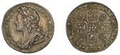 George II (1727-1760), Sixpence, 1728, plumes (ESC 1738; S 3706). Darkly toned, good very fine	 £100-£120