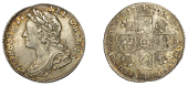 George II (1727-1760), Sixpence, 1734, roses and plumes (ESC 1744; S 3707). Cabinet tone, very fine, scarce	 £70-£90