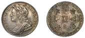 George II (1727-1760), Sixpence, 1739, roses, d of dei over i (ESC 1750; S 3708). Attractive cabinet tone, good very...