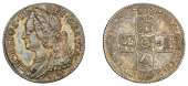George II (1727-1760), Sixpence, 1745 lima (ESC 1756; S 3710). Attractive cabinet tone, very fine or better	 £100-£120