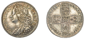 George II (1727-1760), Sixpence, 1746 lima (ESC 1757; S 3710). Attractive cabinet tone, good very fine	 £120-£150