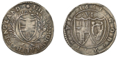 Commonwealth (1649-1660), Sixpence, 1651, mm. sun on obv. only, stops at mm., 2.97g/4h (ESC 181; N 2726; S 3219)....