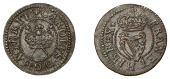 Charles I (1625-1649), Farthing, Maltravers type 2, mm. lis, no punctuation on reverse, seven strings, 0.65g/1h...