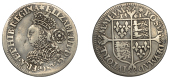Elizabeth I (1558-1603), Milled coinage, Sixpence, 1561, mm. star, bust A, decorated dress, larger rose, 3.06g/6h...