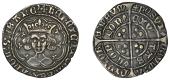 Henry VI (First reign, 1422-1461), Groat, Pinecone-Mascle issue, London, mm. crosses IIIb/V, pinecone after henric,...