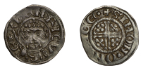 John (1199-1216), Penny, class Vb2, Chichester, Simon, simon on cice, curls 2/2, 1.37g/5h (SCBI Mass 1478, this...