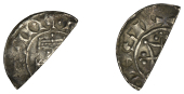 William I (1066-1087), Cut Halfpenny, Two Stars type [BMC V], Sandwich, uncertain moneyer, [––] on sa, 0.58g/4h...