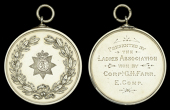 5th (The Haytor) Volunteer Battalion Devonshire Regiment Shooting Medal, 41mm, silver, the reverse engraved...
