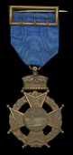 Port of Plymouth Humane Society bronze cross, reverse inscribed ‘Port of Plymouth Humane Society Presented to T....