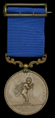 The Royal Humane Society Medal awarded to Mr. R. K. Gilpin, Trinity House Pilot and Coxswain of the R.N.L.I....