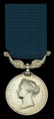 The silver Royal National Lifeboat Institute Medal awarded to Mr. U. Bradford, Local Waterman of Exmouth, Devon and...