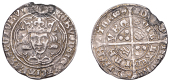 James II (1437-1460), Second coinage, Second issue, Groat, type IIb, Edinburgh, mm. crown, tressure of nine arcs,...