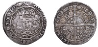 James II (1437-1460), Second coinage, Second issue, Groat, type III/II mule, Edinburgh, mm. crown, tressure of nine...