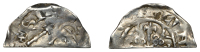 Stephen (1135-1154), Cut Halfpenny, Cross and Piles type [BMC VI], London, uncertain moneyer, [—] on lvn[-],...