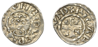 Richard I (1189-1199), Penny, class IVb, London, Ricard, ricard · on · lvn, vn ligulate, reads henricvs · rex,...