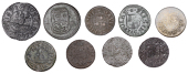 SUFFOLK, Aldeburgh, John Briggs, Halfpenny, 1671, 1.07g/6h (N 4236; BW. 1); Beccles, Corporation Farthing, 1670,...