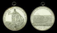 A particularly fine Alexander Davison’s silver medal for the battle of the Nile 1798

Alexander Davison’s...