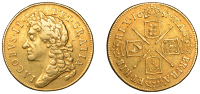 James II (1685-1688), Two Guineas, 1687 (EGC 318; S 3399). Light hairlines, about very fine, reddish tone	...