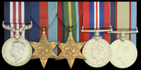 A very fine Second War ‘Malayasia campaign’ M.M. group of five awarded to Trooper R. B. Bradbrook, 2/9th...