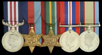 A notable Second War ‘Solomon Islands’ M.M. group of five awarded to Private J. J. Milburn, 58/59th Australian...