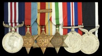 A good Second War ‘Italy campaign’ immediate M.M. group of six awarded to Corporal R. W. Nicol, Royal New...