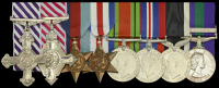 A particularly fine Second World War Mosquito pilot’s D.F.C., post-war E.II.R. A.F.C. group of eight awarded to...