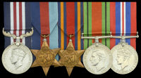 A Second World War ‘Burma - Arakan Campaign’ M.M. group of five awarded to Lance Corporal A. O’Thick, 9th...