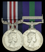A scarce ‘Malaya’ M.M. pair awarded to Corporal Lengu, Rhodesian African Rifles, awarded for gallantry when he...