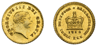 George III, Third-Guinea, 1810, second bust (EGC 879; S 3740). Very fine	 £200-£260
