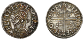 Æthelred II, Penny, Helmet type, York, Hildulfr, hildvlf m¯o eofi, 1.41g/1h (SCBI Ashmolean 611 and Merseyside...