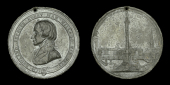 A rare Nelson Testimonial Medal 1844 as presented to eligible In-pensioners of Greenwich Hospital

Nelson...