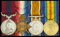 A rare Great War D.C.M. group of four awarded to Sergeant A. J. Horne, South African Aviation Corps, late 1st...