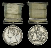 The Naval General Service medal awarded to Surgeon Joseph McCarogher for his services on board the Castor at the...