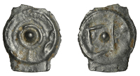 British Iron Age, CANTIACI, Flat Linear Potin, Nipple type, 1.11g (ABC 174; S 64). Very fine	 £5-£10
