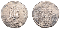 Portuguese India, João V (1706-1750), Rupia, 1730, Goa, 11.78g/12h (Gomes 77.03; KM 112). Cleaned, some scratches,...