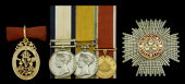 The important Victorian K.C.B. group of five awarded to Admiral Sir Robert Robinson, Royal Navy, who was mentioned...