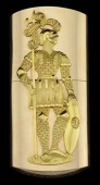 The impressive and important gold presentation cigar case given by General Baldomero Espartero, Duke of Victoria and...