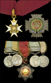 The fine K.C.B., Army of India, Baltic and Crimea group of seven awarded to Admiral C. H. M. Buckle, Royal...