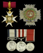 The outstanding Victorian gold K.C.B. group of five awarded to Admiral Sir Edward Sotheby, Royal Navy, who was...