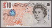 Bank of England, Merlyn V. Lowther, £10, 7 November 2000, serial number AA01 000052, uncirculated, an attractive...