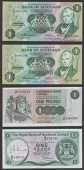 Scotland, a group of hand signed notes, comprising Bank of Scotland, £1 (2), 1976 and 1979, prefixes C/67 and D/2,...