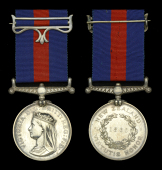 The very rare ‘1860’ New Zealand medal awarded to Captain C. E. H. Vernon, Royal Navy, who had earlier...