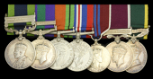 Seven: Warrant Officer Class II T. J. Neilson, Highland Light Infantry

India General Service 1908-35, 1 clasp,...