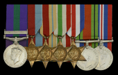 Seven: Private T. Love, Highland Light Infantry

General Service 1918-62, 1 clasp, Palestine (3311874 Pte. T....