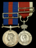 The New Zealand and Abyssinia campaign pair awarded to Commander W. F. Murray, Royal Navy

New Zealand 1845-66,...