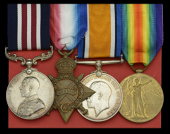A Great War ‘Western Front’ M.M. group of three awarded to Sergeant G. McCallum, 10/11th Battalion, Highland...